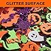 600 Pieces Halloween Stickers Glitter Foam Stickers Halloween Craft Stickers for Halloween Party Supplies