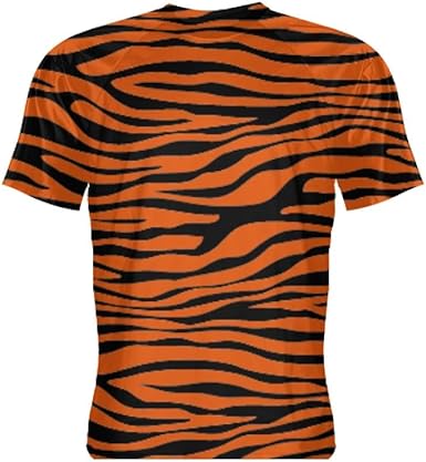 tiger print tee shirt