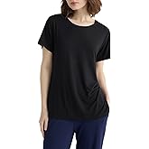 Latuza Women's Viscose Pajama Top Crew Neck Sleep T-Shirt