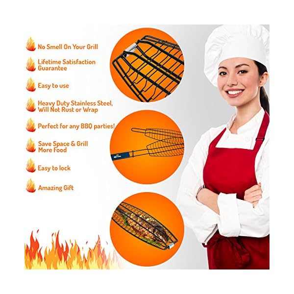 Corona BBQ Barbeque Grill Baskets and Grilling Racks The Home Kitchen