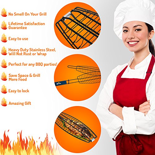 Corona BBQ Barbeque Grill Baskets and Grilling Racks The Home Kitchen