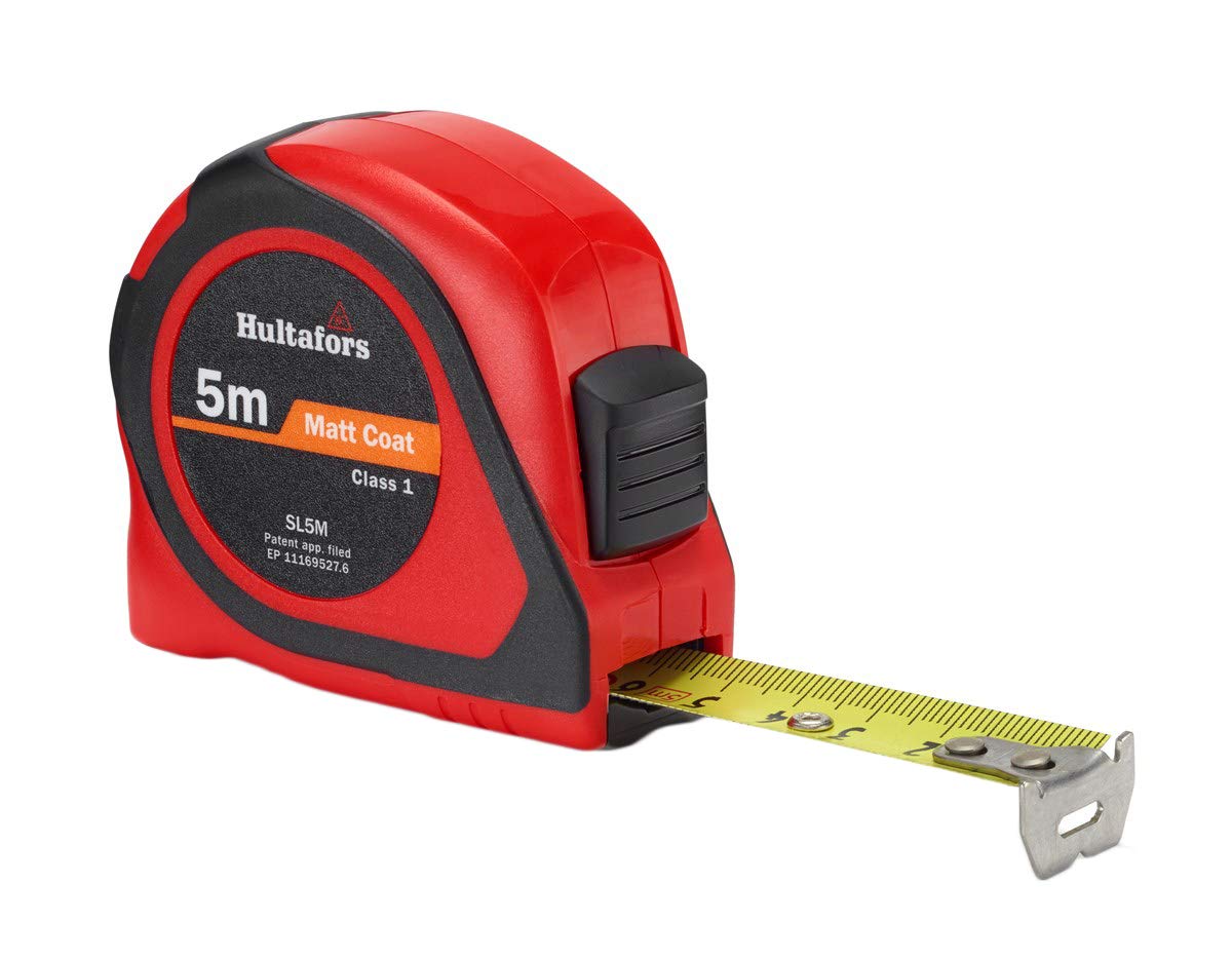 Hultafors 351203 "SL 5M" Short Steel Tape - Black/Red