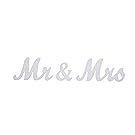 Jollylife Vintage Affair MR & MRS White Wooden Letters Wedding Decoration/Present