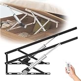 FOGVG 2PCS Electric Bed Lift Mechanism, Heavy Duty Bed Storage Lift Mechanism with Remote Control, 600Kg Load Capacity, Space Saving, for Storage Box Bed Sofa, DIY Project,A,80cm