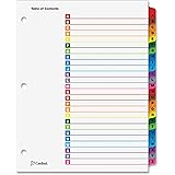 Cardinal OneStep Index System, 26-Tab, A-Z, Multi-Color, 1 Set (60218)