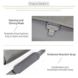 JOYSOG Travel Shoulder Bag for DJI Mavic 3