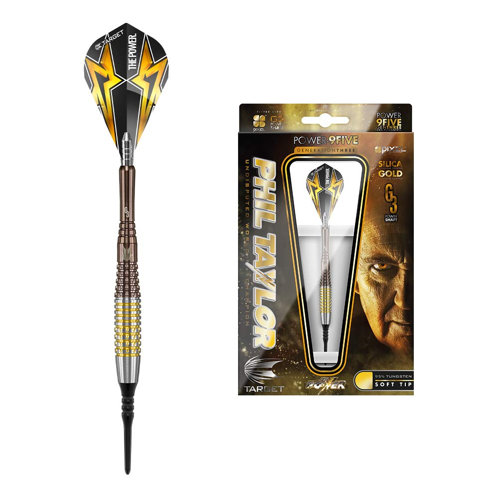 Target Darts Phil Taylor Power 9-Five Gen 3 95% Tungsten Soft Tip