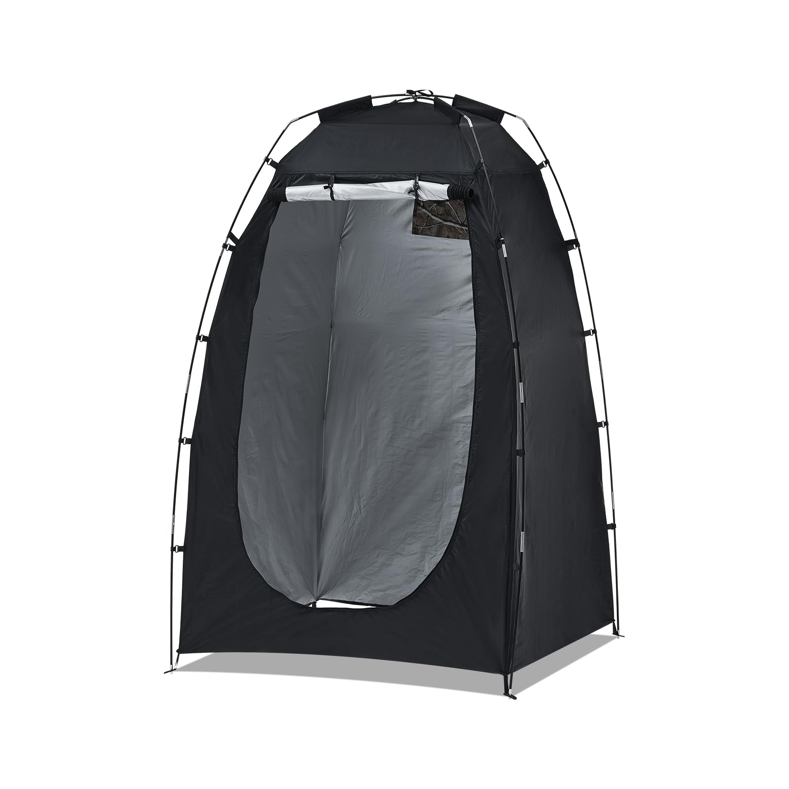 TUKAILAI Changing Tent - Outdoor Privacy Tent for Changing, Dressing, Fishing, Bathing - Easy Setup, Carry Bag Included (Black)