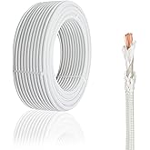 14 Gauge High Temperature Wire 16.4Ft, 14 AWG Heat Resistant Copper Wire | -76-932 ℉ Mica Fiberglass Insulated High Temp Electronical Flexible Cable for Lamp Boiler Heater Kiln