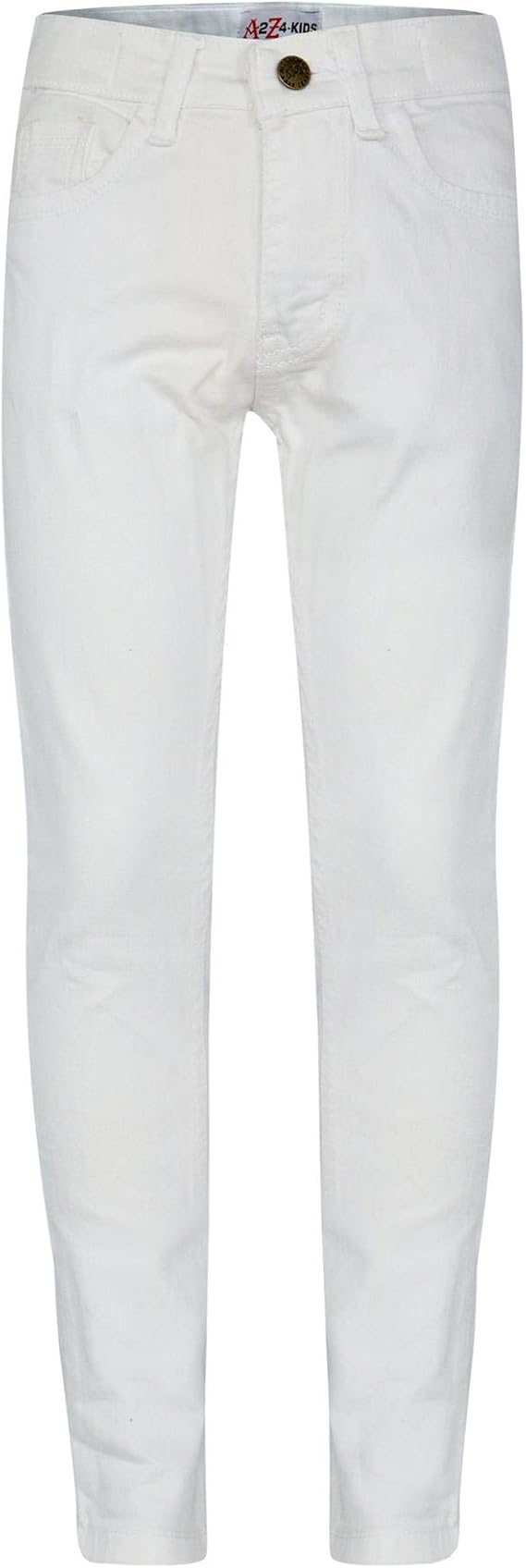 white stretchy jeans