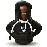 TRXYQ Skeleton Hand Gear Shift Hoodie, Universal Car Shift Knob Cover | Aesthetic Manual Automatic Stick Shifter Cover Mini Hoodie,Skeleton Car Interior Accessories Gifts for Drivers Women Men
