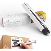 Heat Pen for Trading Card Repair, Card Flattening Kit &amp; Thermal Eraser | TCG card flattening | Crease and dent tool | Thermal paper eraser | Self-retracting blade | Hot foil pen | HTV heat press