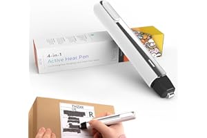 Identity Theft Protection Pen for Permanent Erasing Receipt, Shipping Label, or Any Thermal Prints - Multipurpose Use as Port