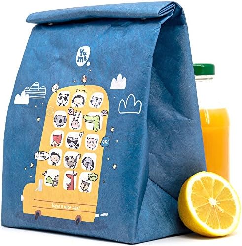 YUME Insulated Lunch Bags for Women - Designer Lunch Tote Bag - Cute Kids Lunch Bag - Lunch Box Bento Bag - Reusable Thermal Lunch Bag - Lunch Sack - Large Reusable Sandwich Bags (Shindig)
