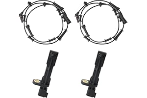 BELKEBIR 4PCS ABS Wheel Speed Sensor Front & Rear, Left & Right Compatible with 2007-2011 Jeep Wrangler 3.8L, 2012-2017 Jeep Wrangler 3.6L Replace 68003281AA, 68003281AB, 52125003AD, 52125003AB, 52125003AC