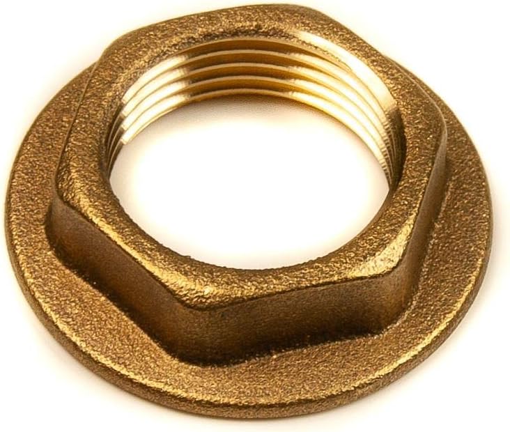 Thunderfix Brass Flanged Backnut 3/4" BSP for Bath Taps Fits 24.1mm Thread