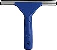 Ettore 8-Inch All Purpose Window Squeegee with Lifetime Silicone Rubber Blade, Blue