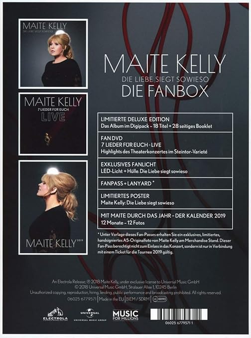 Kelly Maite Die Liebe Siegt Sowieso Ltd Fanbox Amazon Com Music