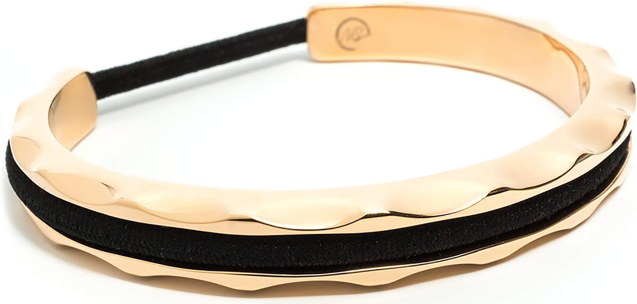 Hair Tie Bracelet - Luna by Maria Shireen - Steel Rose Gold - Medium