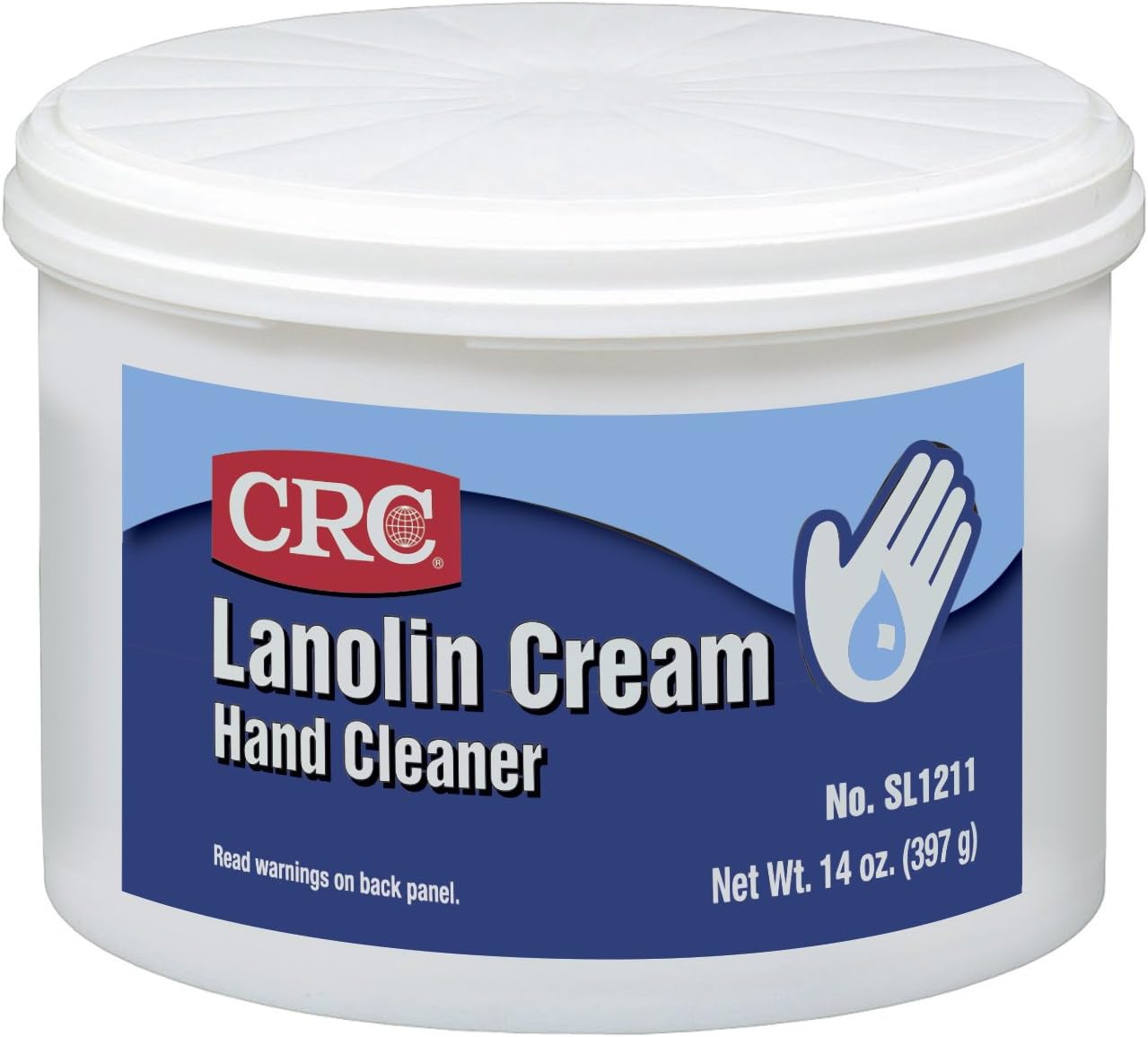 CRC SL1211 Lanolin Cream Hand Cleaner, 14 Wt Oz, Paint, Body & Trim