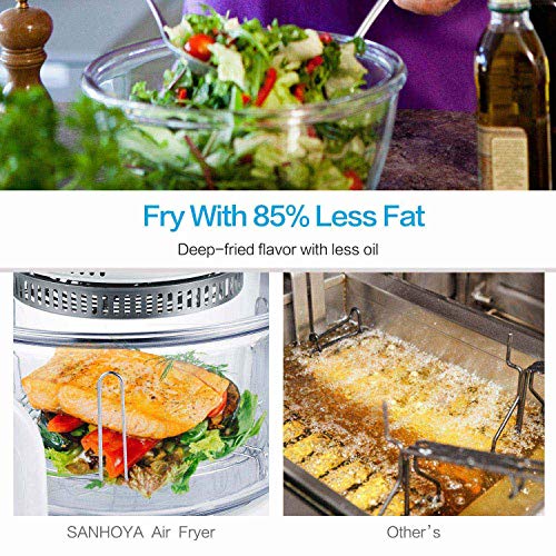 Glass Bowl Convection Oven, Halogen Turbo Oven, Air Fryer Toast Oven