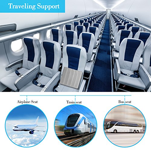 Simptech Lumbar Support Cushion, Portable and Inflatable Lumbar Pillow,Comfort for Car ,Office Chair,Home ,Travel,Camping