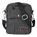 Zicac Men's Small Vintage Multipurpose Canvas Shoulder Bag Messenger Bag Purse