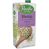 Pacific Foods Hemp Original Plant-Based Beverage, 32 Fl Oz (Pack of 12)
