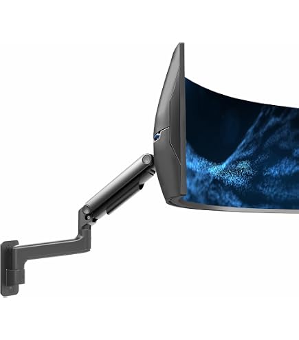 MonTEK Einzel-Monitorhalterung Für 17–49 Zoll – Bis 20 Kg, Gasfederarm, VESA 75/100 Mm, Weiß