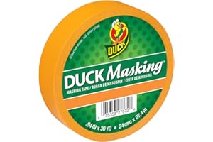 Duck Masking 240883 Orange Color Masking Tape, .94" by 30 yd