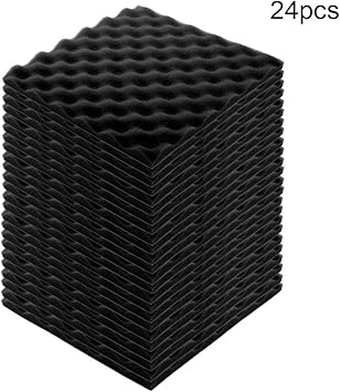 24 Pcs Espuma Insonorizada Pared Roeam Esponja Insonorizada