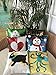 Homecy Reversible Sequins Pillow Cover Christmas Snowman Patten Mermaid Throw Cushion 16x16 Inch