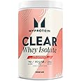 Myprotein Clear Whey Isolate Protein Powder, 1.1 Lb (20 Servings) Strawberry, 20g Protein per Serving, Naturally Flavored Drink Mix
