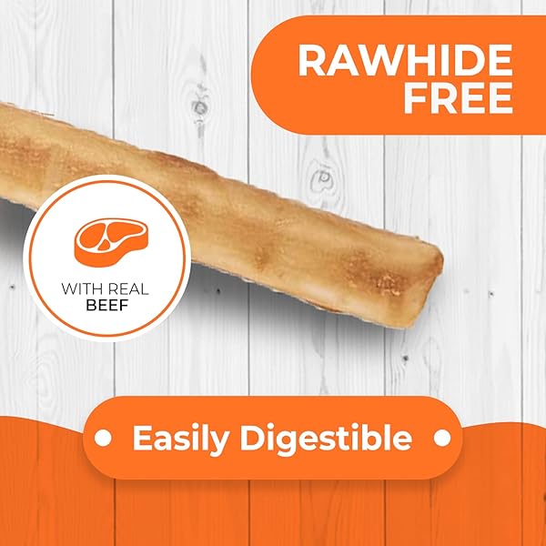 CANINE NATURALS BEEF CHEW – RAWHIDE FREE DOG TREATS – MADE WITH REAL BEEF – POULTRY FREE RECIPE – ALL-NATURAL AND EASILY DIGESTIBLE – 40 PACK OF 5 INCH STICK CHEWS