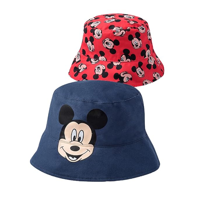Buy Disney Mickey Mouse Reversible Bucket Hat, Boys Ages 25, Blue, Red