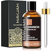 Cinnamon Essential Oil, MAYJAM Pure Essential Oils, 3.38FL.OZ Cinnamon Oil, Perfect for Diffusers Aromatherapy