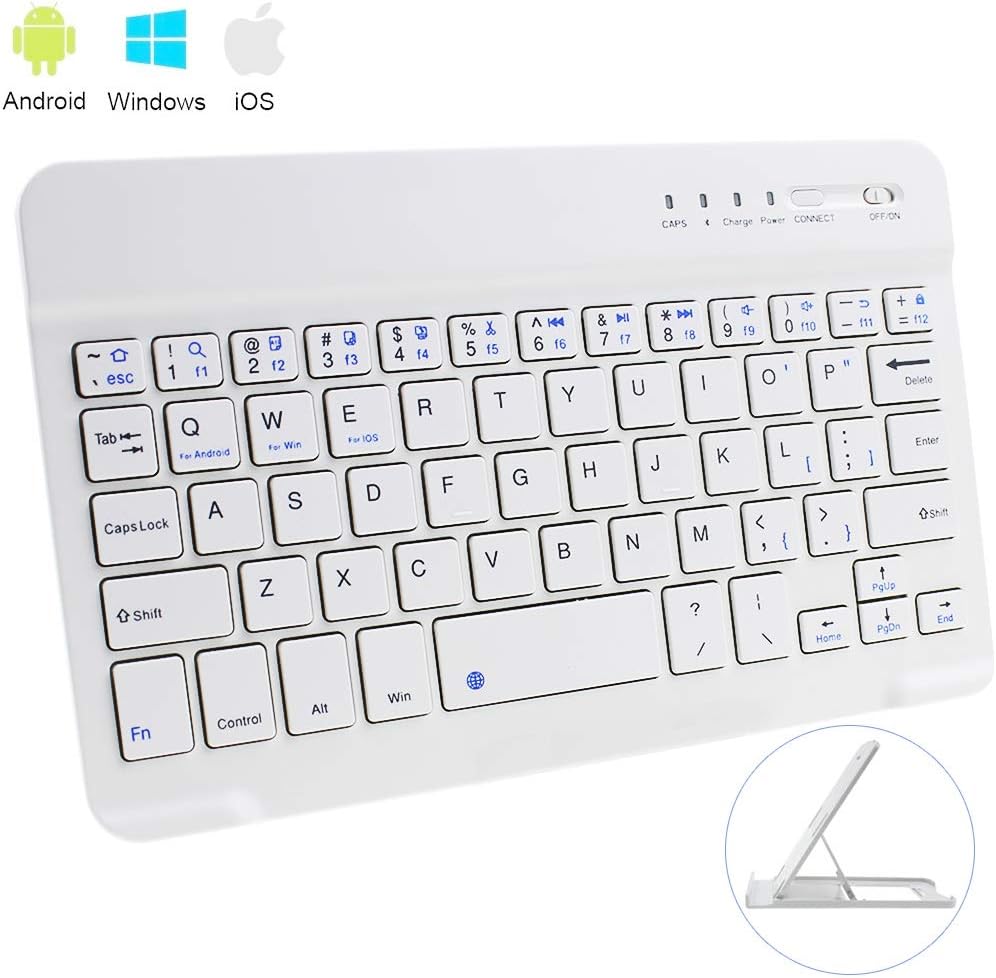 Teclado Bluetooth Inalámbrico Ultrafino de 7 pulgadas Mini Tableta