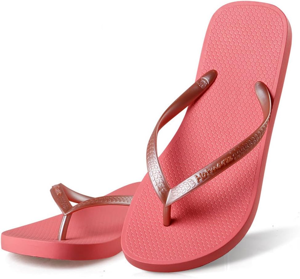 Women's Slim Flip Flops Fashion Beach Slippers Flat Sandals