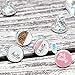 Big Dot of Happiness Hello Little One - Pink and Gold Girl Baby Shower Party Round Candy Sticker Favors Labels Fit Chocolate (1 Sheet 108)