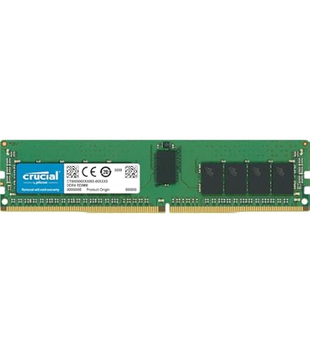 Crucial Bundle with 64GB (2 x 32GB) DDR4 PC4-21300 2666MHz RDIMM