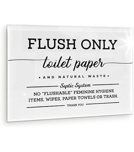 2 Stück "Bitte Nur Toilettenpapier Entsorgen" Schild - 25x18 Cm Metall Aluminium, Wetterfest