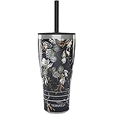 Tervis Traveler Kelly Ventura Meadow Triple Walled Insulated Tumbler Travel Cup Keeps Drinks Cold & Hot, 30oz - with Straw Lid, Stainless Steel