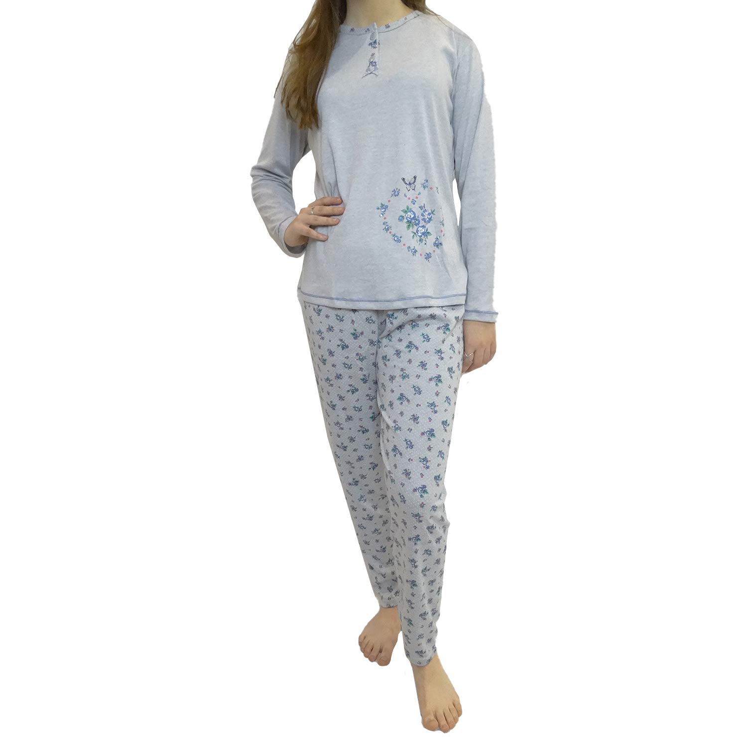 Mini kitten Pijama de Mujer de ALGODÓN DE Color Camiseta