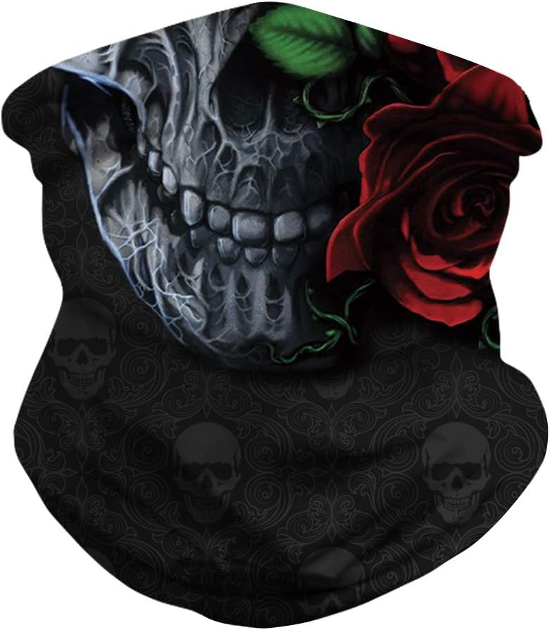 WISFRUIT Fashion Bandana Sarf Multifunctional Headwear Sports & Casual Face Mask Seamless Neck Gaiter Quick-dry Balaclava for Men Women