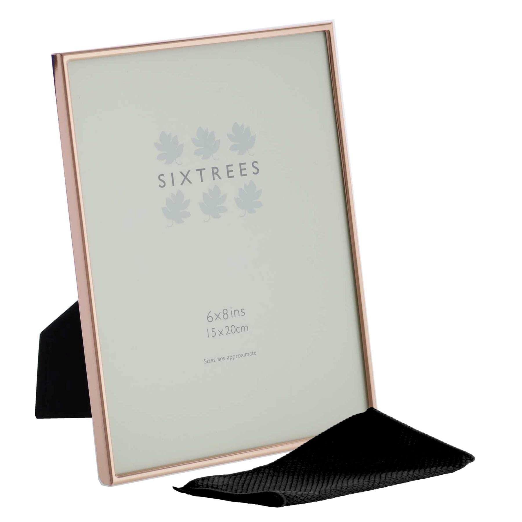 Sixtrees 2-405-68 Winchester Copper 8x6 inch Photo Frame. Complete with microfibre polishing cloth.