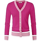GRACE KARIN Cardigan Sweaters for Women Lightweight Long Sleeve Cropped Cardigan Spring Summer Fashion Clothing Outfits Shrug