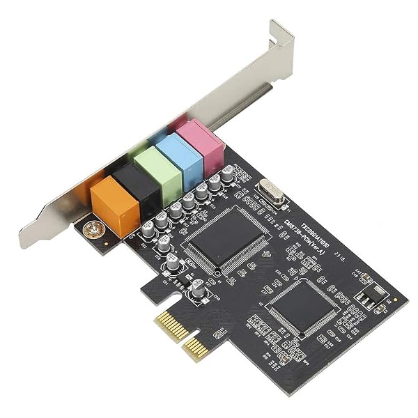 6 Channel Sound Card,5.1 Surround Sound Card Supports MPU-401 Interface ...