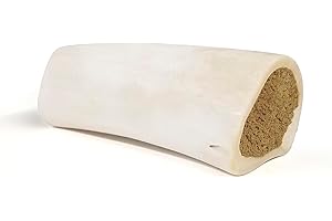 Cadet Stuffed Shin Bone - Highly Digestible, High Protein, Long-Lasting Dog Chew Bone for Aggressive Chewers, Supports Dental Health, - Bully Stick Flavor, Large (1 Count)