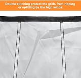 Ezilif Waterproof BBQ Cover 120x60x120 cm Oxford Heavy Duty Reflective view 4