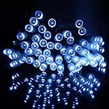 ER CHEN(TM) Indoor and Outdoor Waterproof Battery Operated String Lights on 10M PVC String with Flash and Timer Function (Day White)